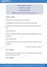 Đề ôn tập học kì 2 Văn 8 - Đề số 8